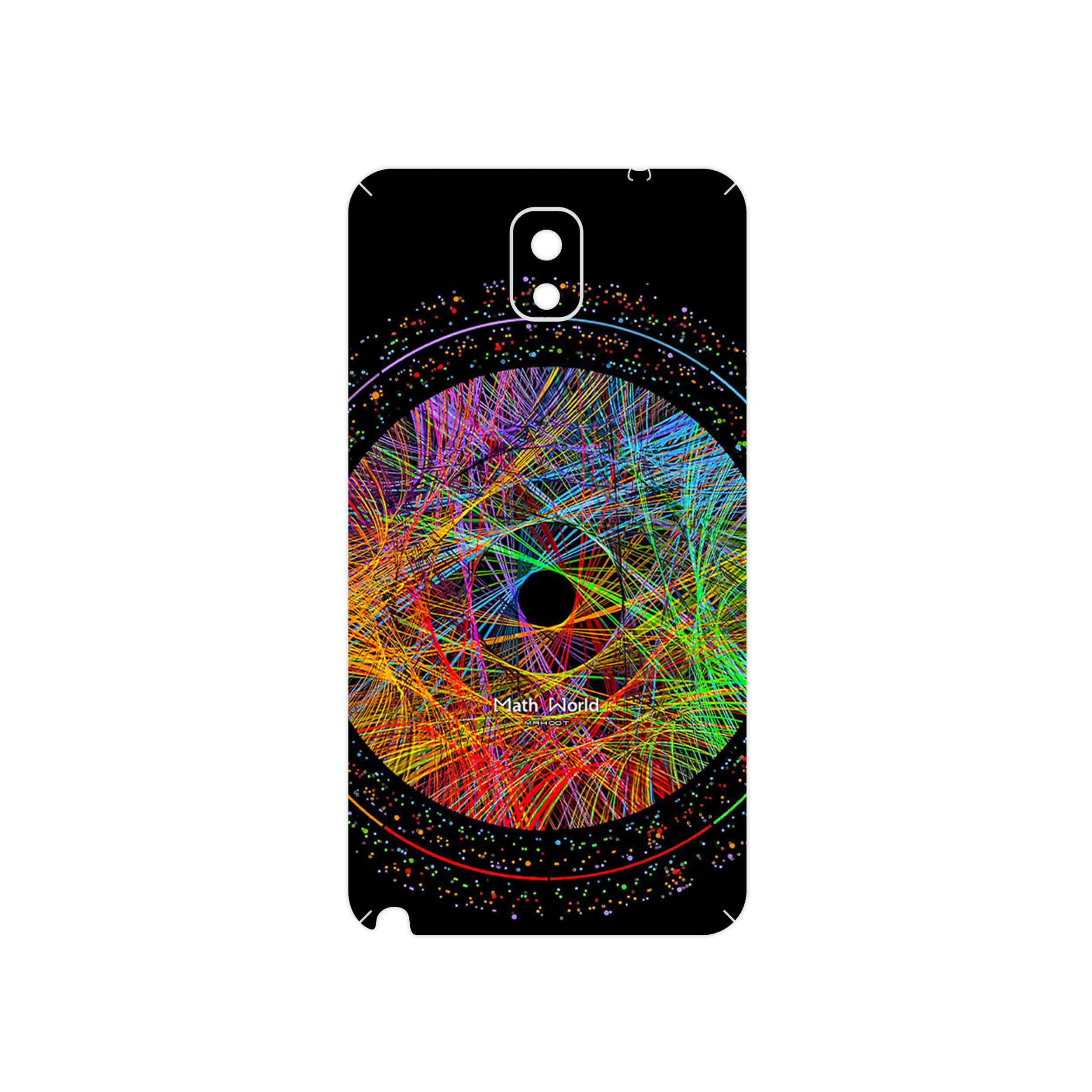 برچسب پوششی ماهوت مدل Mathematical Geometric Shape 2 مناسب برای گوشی موبایل سامسونگ Galaxy Note 3