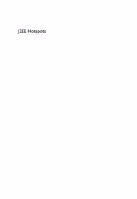 خرید و دانلود نسخه کامل کتاب J2EE Hotspots : professionelle Lösungen für die Java-Entwicklung ; [sofort umsetzbare Lösungen ; Einsatz, Konfiguration und Optimierung einer J2EE-Anwendung]