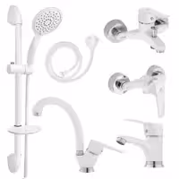ست شیرآلات نایریکا مدل آروین کد W-02 یونیکا مجموعه 6 عددی