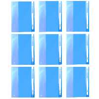 پوشه پاپکو مدل گیره دار پلاستیک مجموعه 9 عددی | چاوه