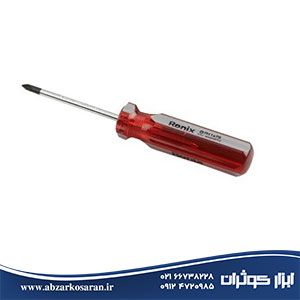 پیچگوشتی تکی دسته کریستال ضربهخور 125×6 چهارسو Ronix مدل RH-2862