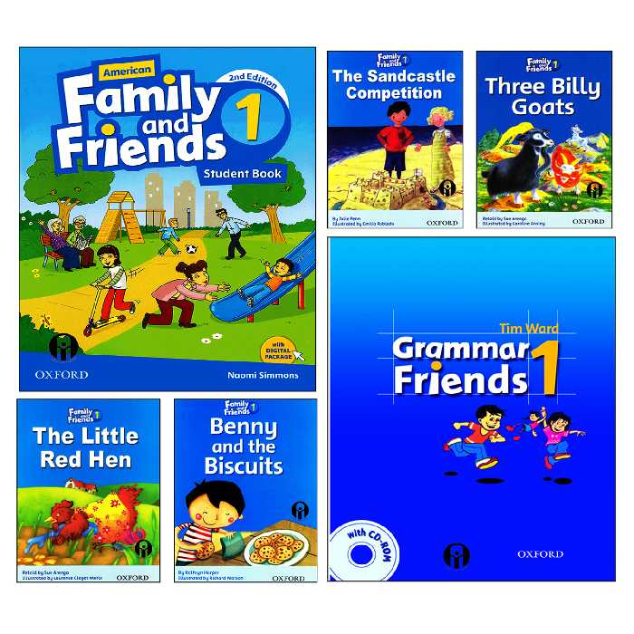 کتاب Family and Friends 1 اثر جمعی از نویسندگان انتشارات الوندپویان شش جلدی