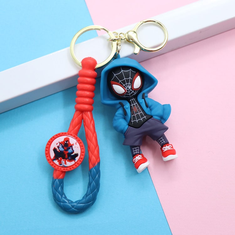 سرکلیدی مرد عنکبوتی اسپایدر من SpiderMan سیلیکونی درجه یک آبی 37264