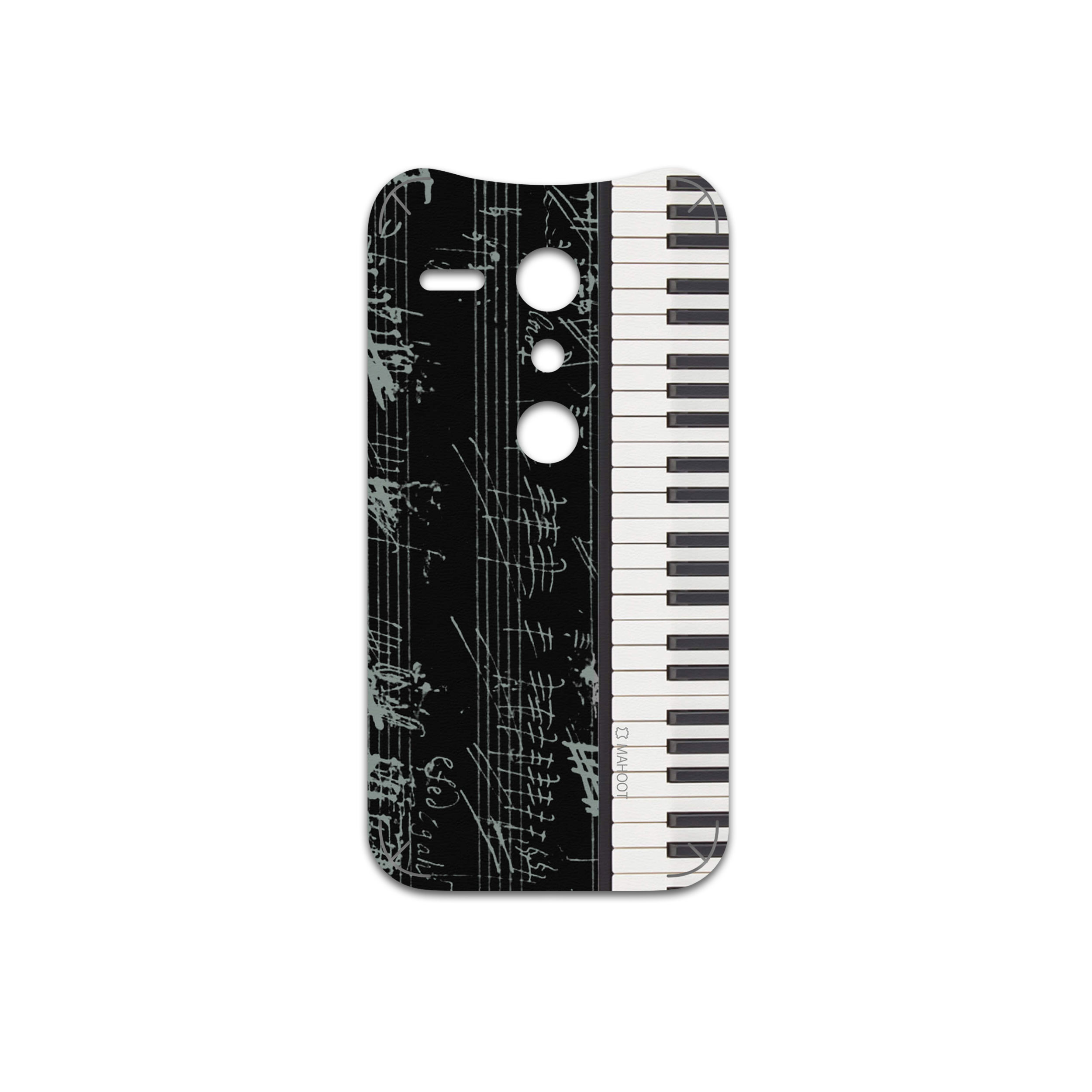 برچسب پوششی ماهوت مدل Piano-Instrument مناسب برای گوشی موبایل موتورولا Moto G