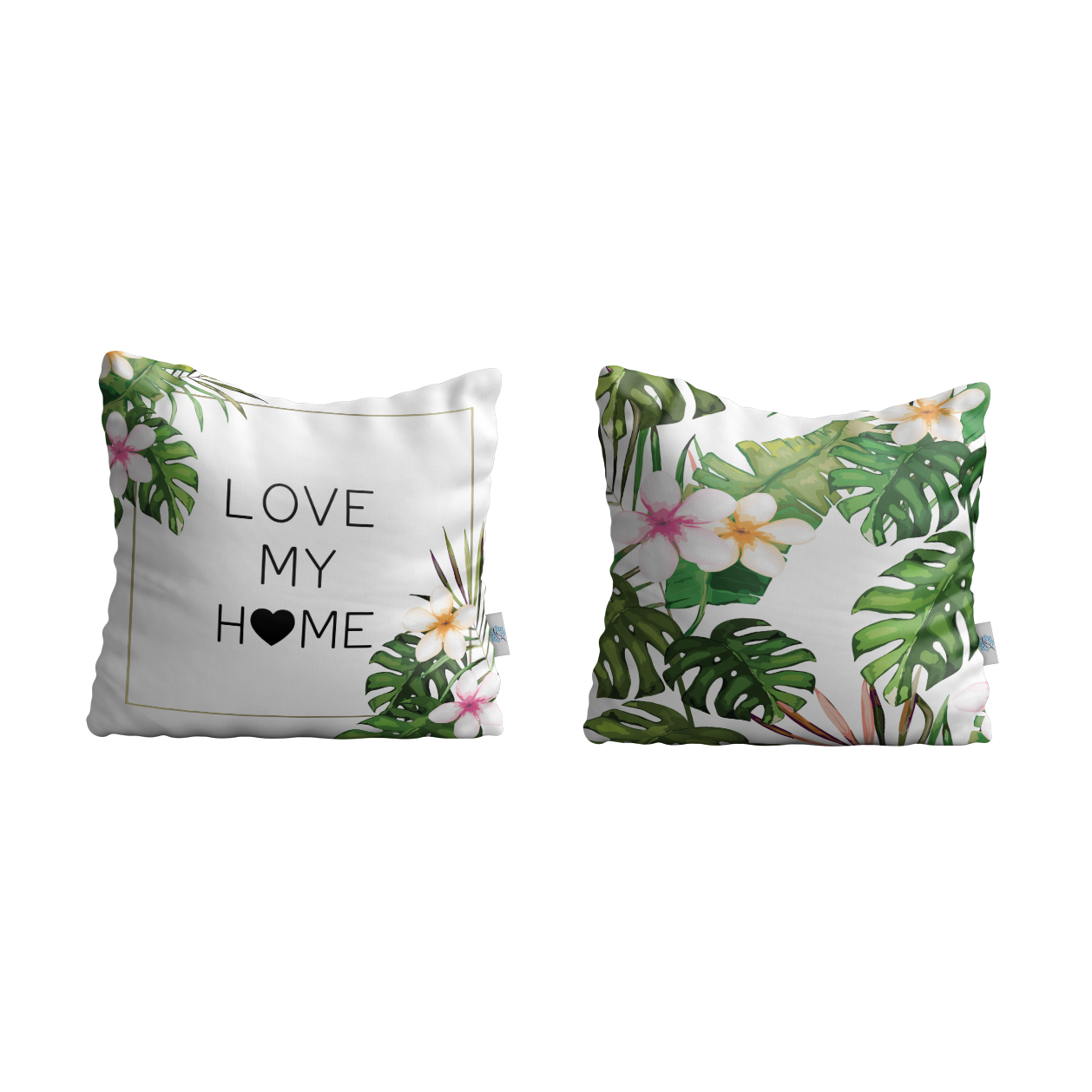 کاور کوسن شمسه نگار مدل برگ و گل کد BM-127 مجموعه دو عددی