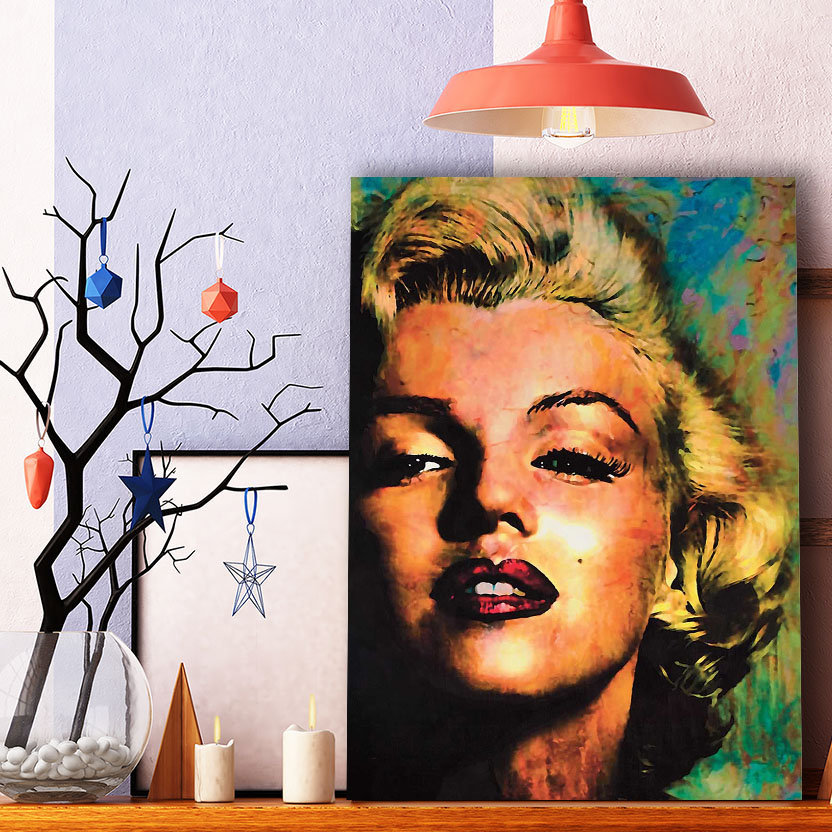 تابلو شاسی گالری استاربوی طرح مرلین مونرو مدل هنری 220