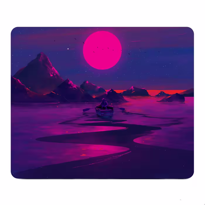 ماوس پد مدل G11 طرح Neon Moon