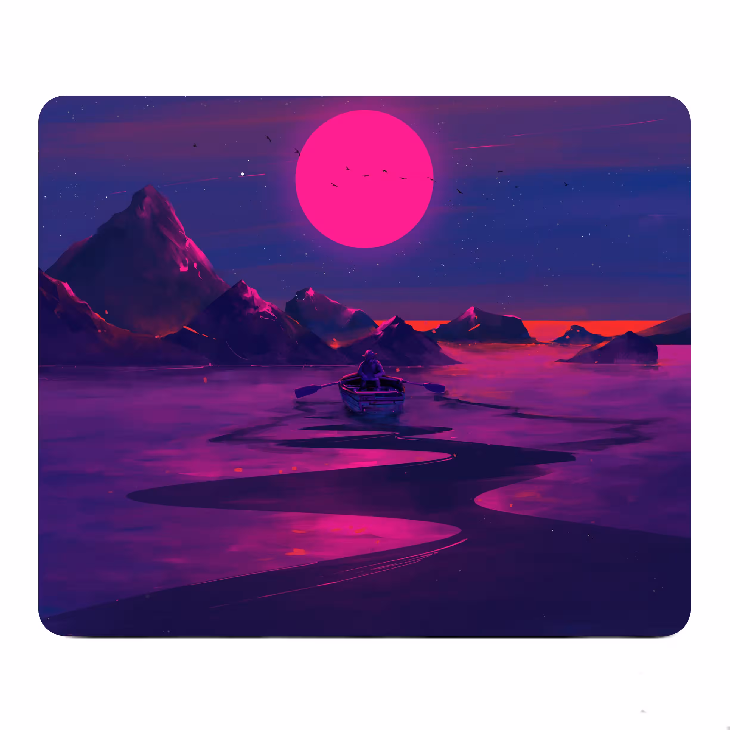 ماوس پد مدل G11 طرح Neon Moon