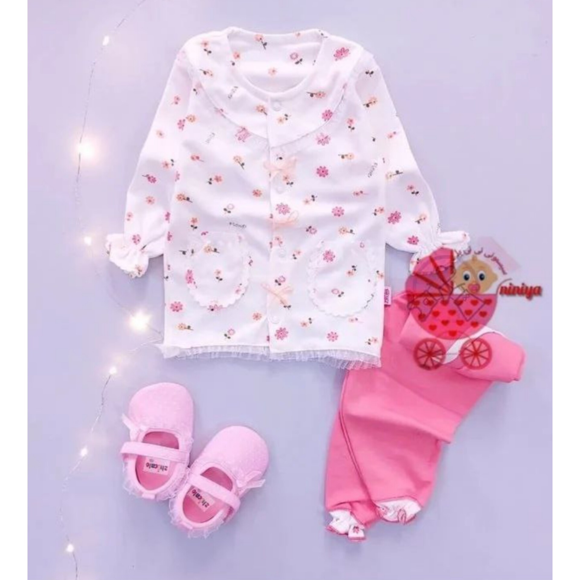 سیسمونی بلوزشلوار دخترانه زنبق