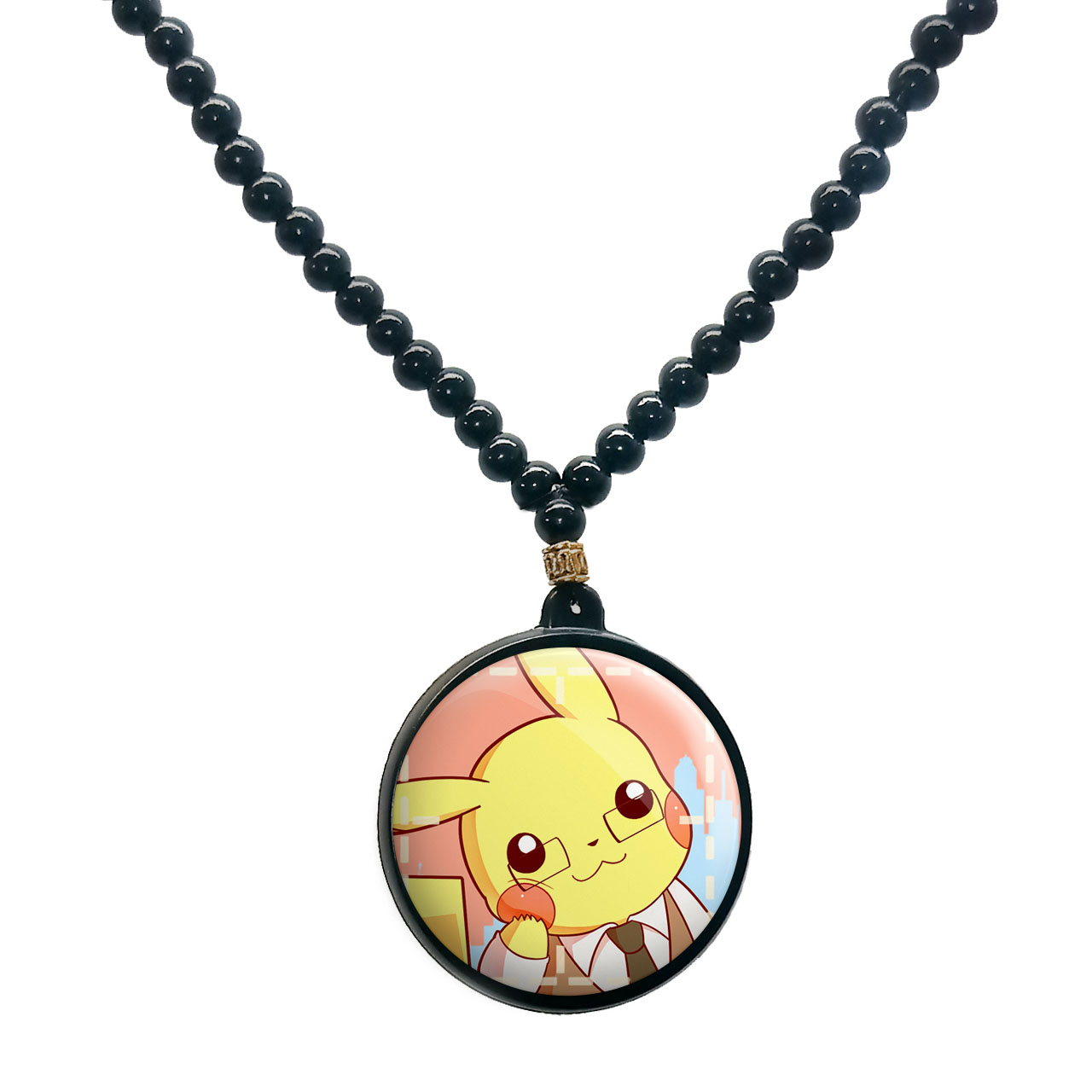 گردنبند پرمانه طرح pokemon کد pmd.25178 مدل دو طرفه