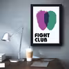 تابلو مدل Fight Club کدS2620-b