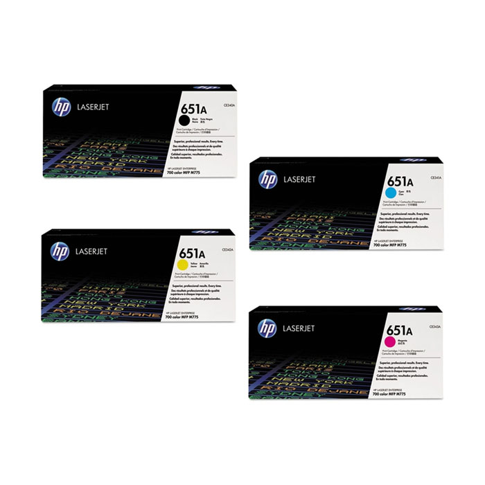 تونر کارتریج لیزری رنگی اچ پی 651A