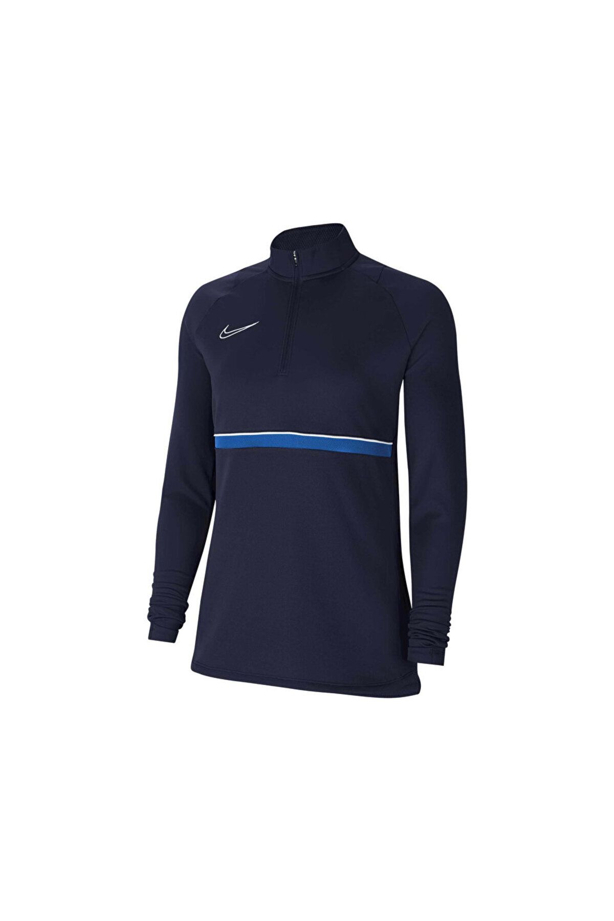تی شرت آبی زنانه آموزش آستین بلند آکادمی 21 اکتشاف 453 NAVY Nike