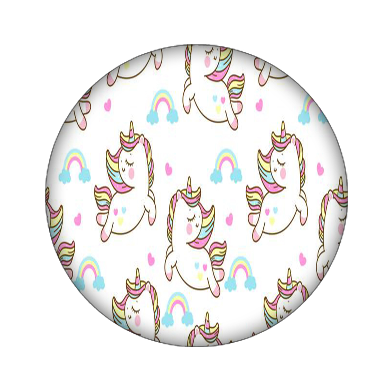 استیکر تزئینی موبایل مدل یونیکورن کد 4887