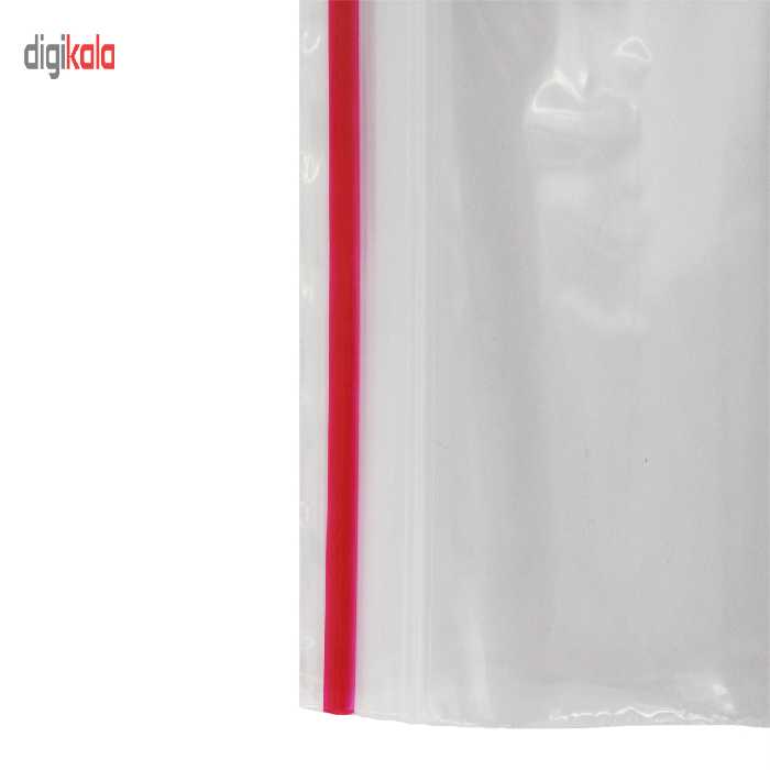 کیسه زیپ دار مدل ضخیم سایز 18x25 سانتی‌متر بسته 100 عددی