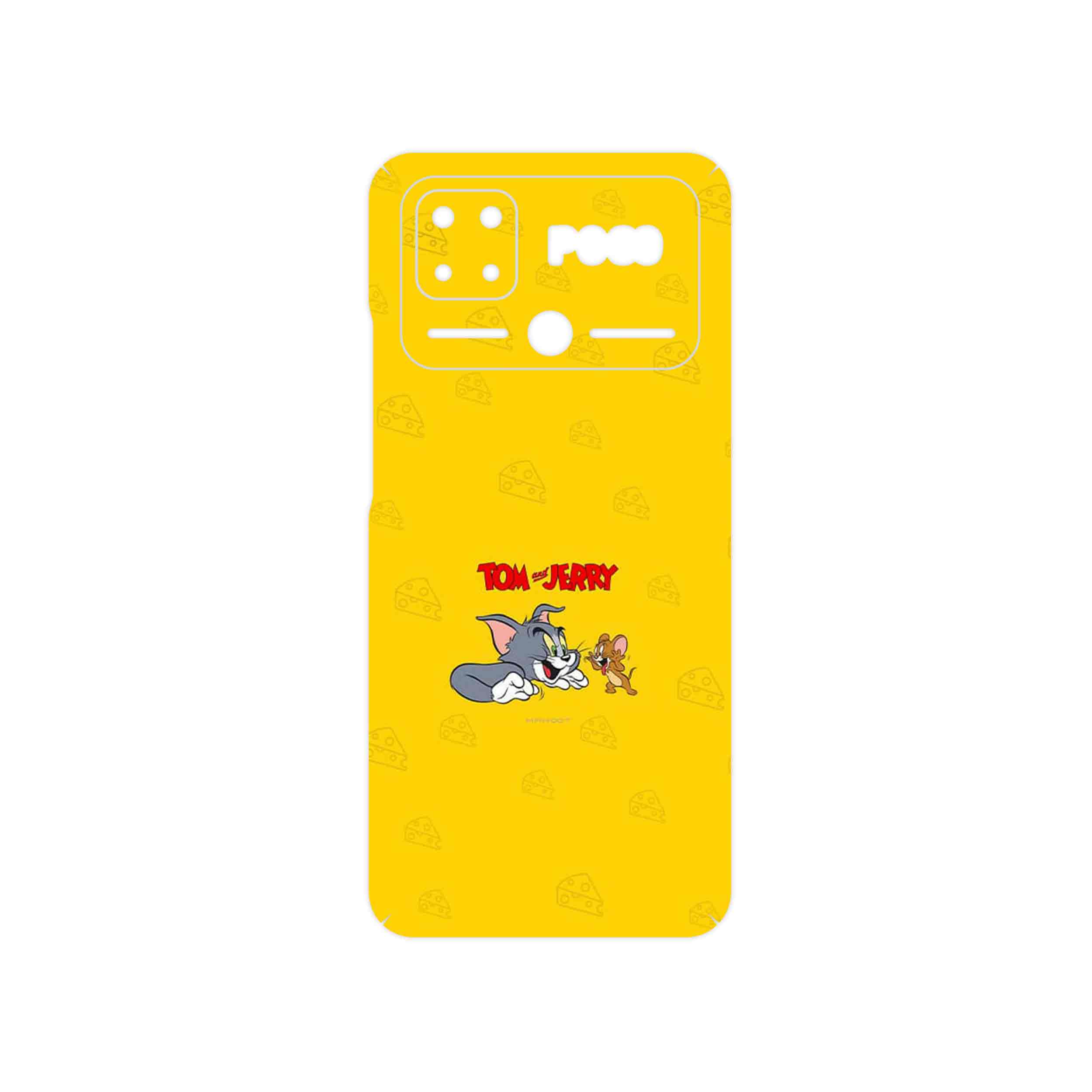 برچسب پوششی ماهوت مدل Tom and Jerry مناسب برای گوشی موبایل شیائومی Poco C40