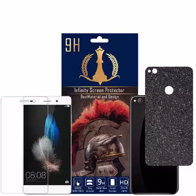 برچسب پوششی اینفینیتی مدل PRO MAX مناسب برای گوشی موبایل هوآوی P8 LITE 2017 به همراه محافظ صفحه نمایش