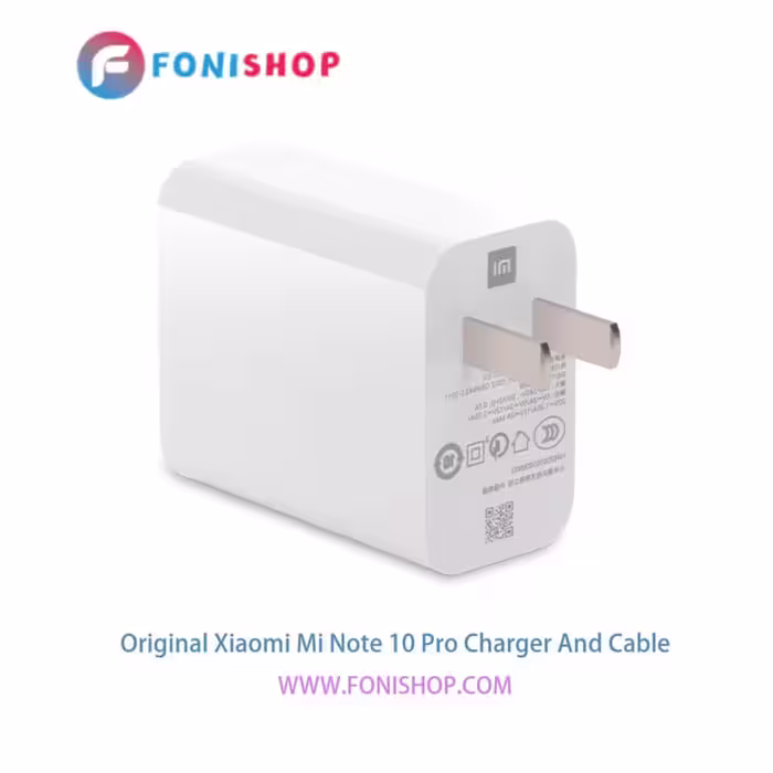 کابل و شارژر فست شارژ اصلی شیائومی Xiaomi Mi Note 10 Pro
