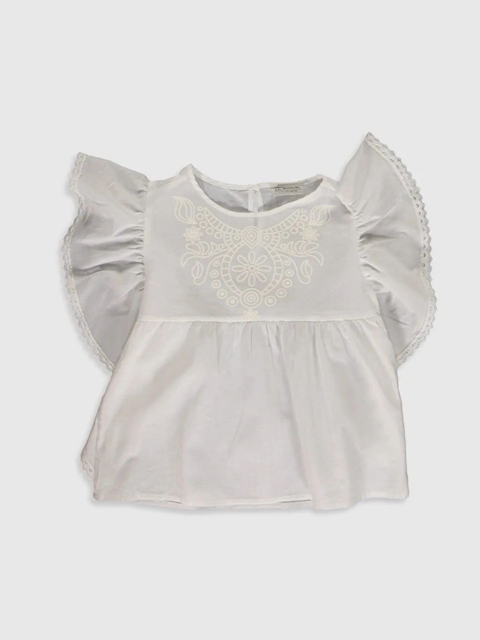 بلوز آستین کوتاه دخترانه السی وایکیکی lcwaikiki