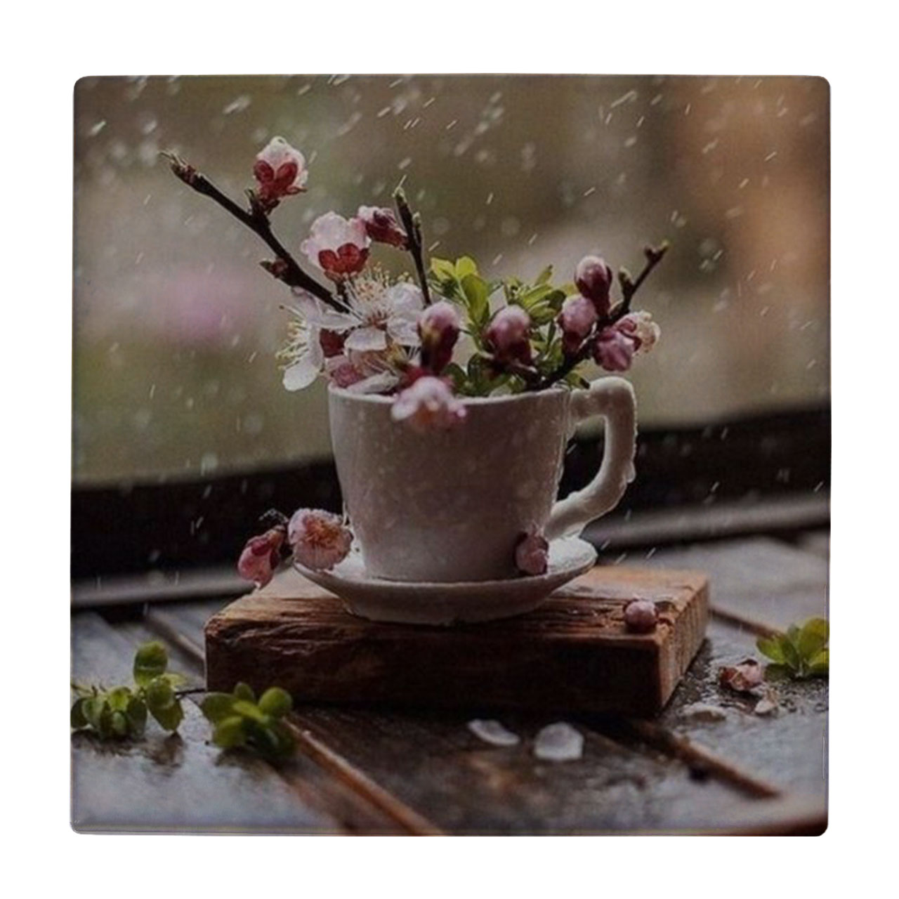 کاشی طرح گلدان و پنجره کد wk326