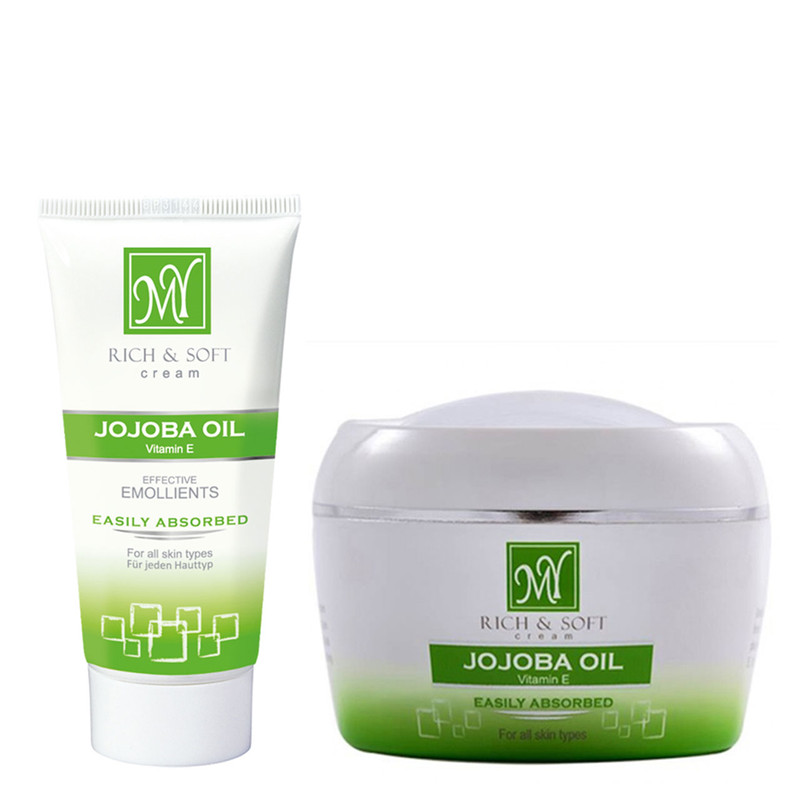 کرم مرطوب کننده مای مدل جوجوبا کاسه ای 75 میلی لیتر و تیوپی 50 میلی لیتر بسته دو عددی