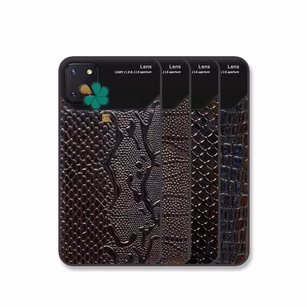 قاب پشت گلس چرمی گوشی سامسونگ Galaxy Note 10 Lite / A81 مدل مونت بلنک
