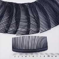 شانه مو زنانه نشکن کوچک مشکی