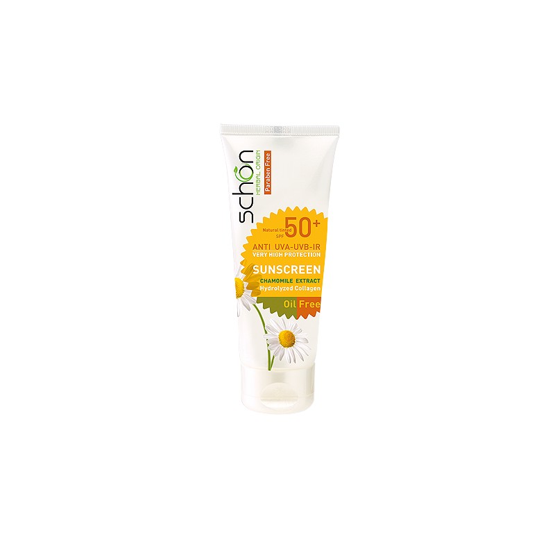 کرم ضد آفتاب SPF50 فاقد چربی رنگ طبیعی شون 50 میل