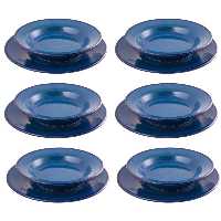 ست کاسه و بشقاب سفالی مجموعه ی 12 عددی