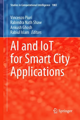 خرید و دانلود نسخه کامل کتاب AI and IoT for Smart City Applications
