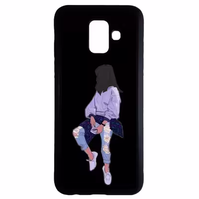 کاور طرح دخترانه کد 6799 مناسب برای گوشی موبایل سامسونگ Galaxy j6