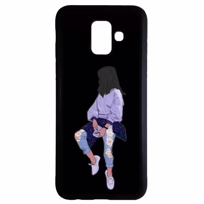 کاور طرح دخترانه کد 6799 مناسب برای گوشی موبایل سامسونگ Galaxy j6