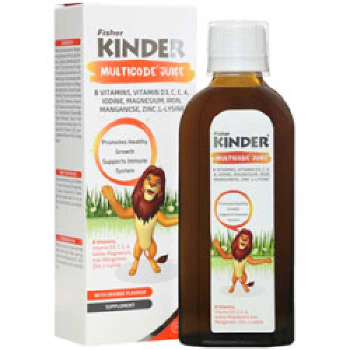 شربت مولتی کد کیندر فیشر کیندر