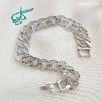 خرید دستبند استیل رنگ ثابت مارک zj کد 1215325 - ردگل