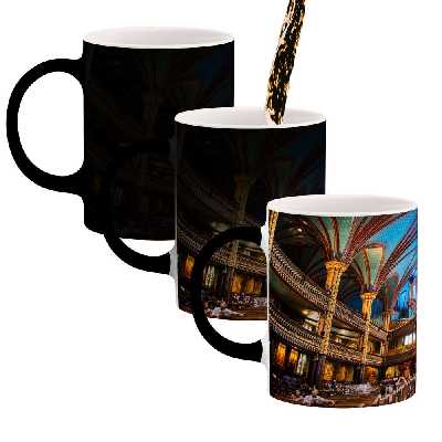 ماگ حرارتی کاکتی طرح قصر مدل mgh15267