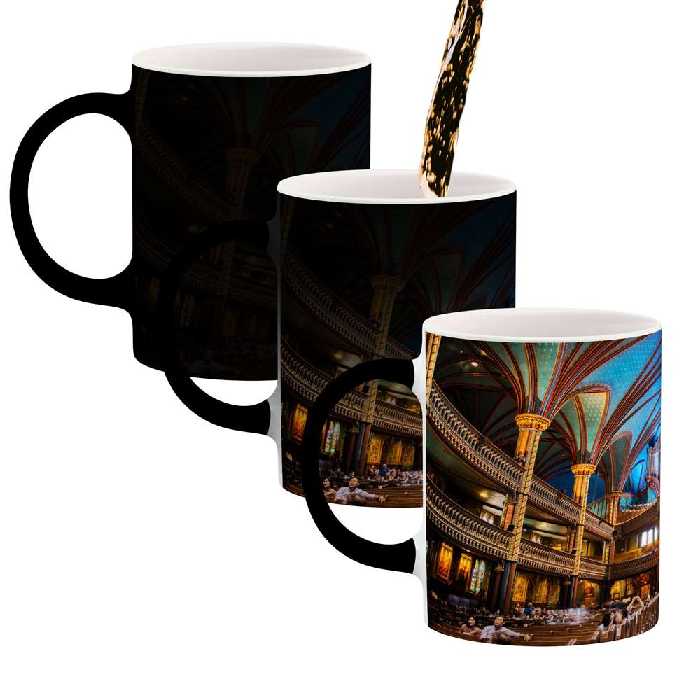 ماگ حرارتی کاکتی طرح قصر مدل mgh15267