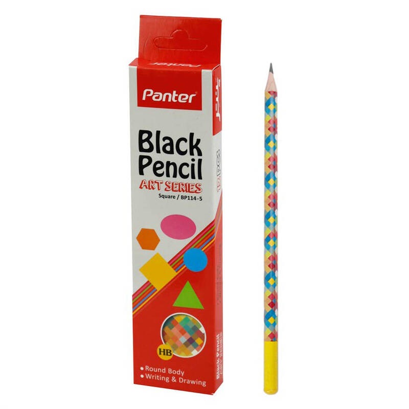 مداد مشکی پنتر Panter Square/BP114-5 بسته 12 عددی