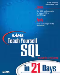 خرید و دانلود نسخه کامل کتاب Sams Teach Yourself SQL in 21 Days