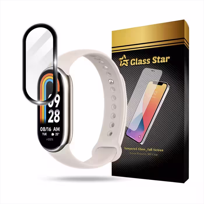 محافظ صفحه نمایش گلس استار مدل PMMW مناسب برای ساعت هوشمند شیائومی Mi Band 8 | کالا برتری