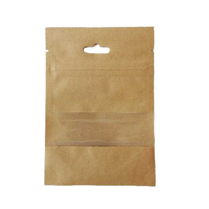 پاکت زیپ دار مدل کرافت بسته 40 عددی