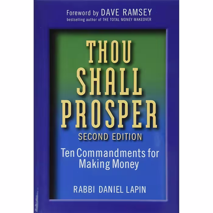 کتاب Thou Shall Prosper اثر Rabbi Daniel Lapin انتشارات Wiley