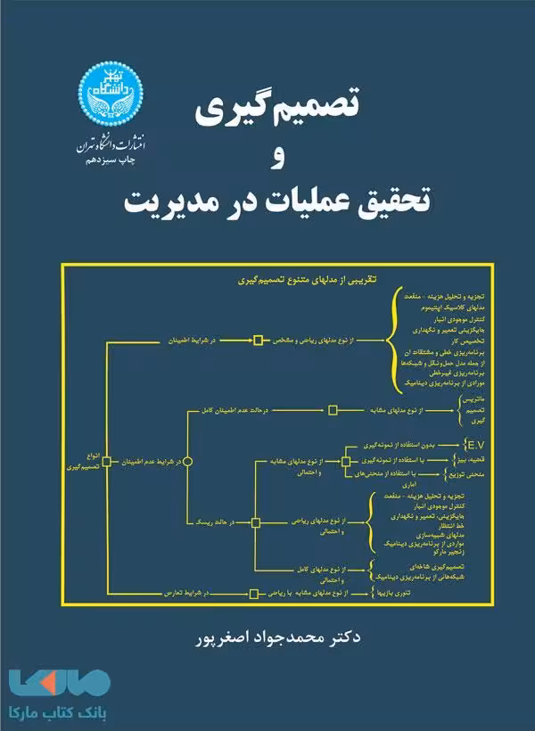 تصمیم گیری و تحقیق عملیات در مدیریت نشر دانشگاه تهران