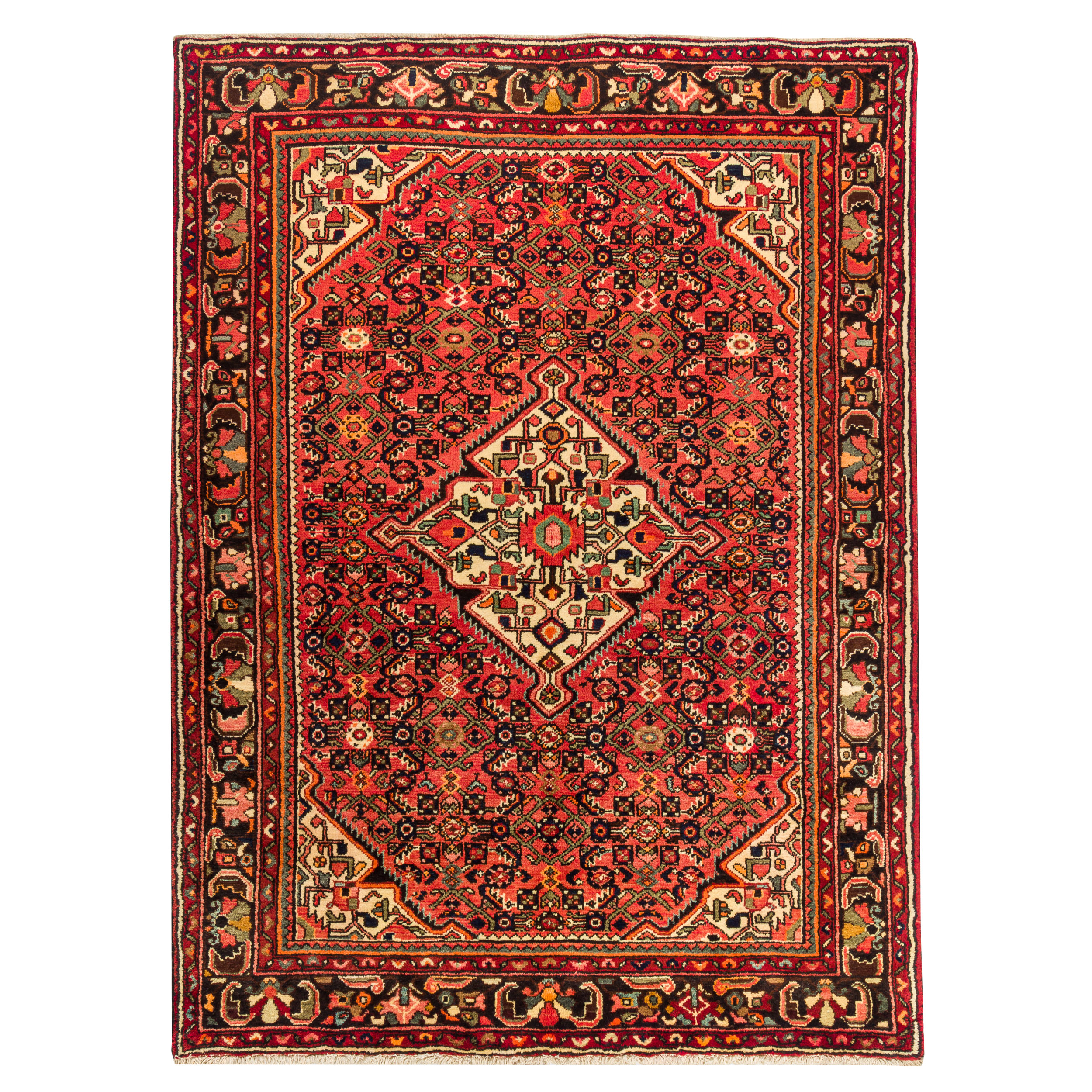 فرش دستبافت سه و نیم متری مدل همدان کد 46.10196