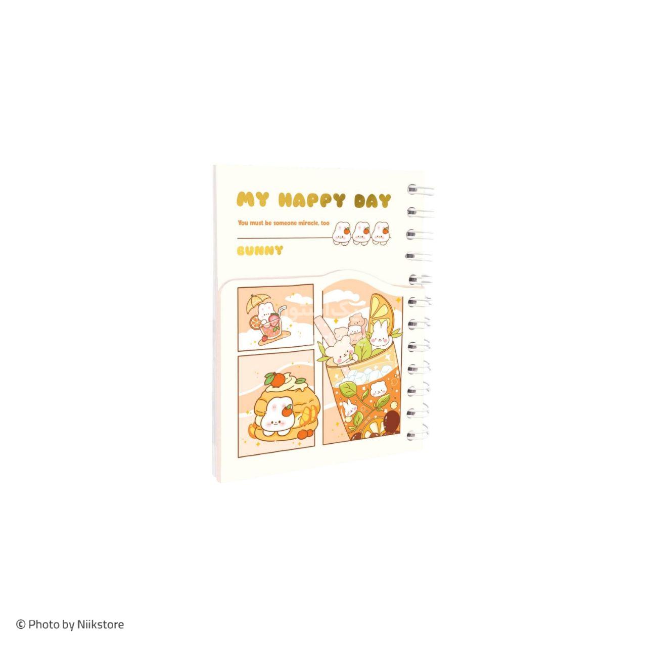 دفترچه فانتزی دو جلده سری Bunny پیتیکو کد 273
