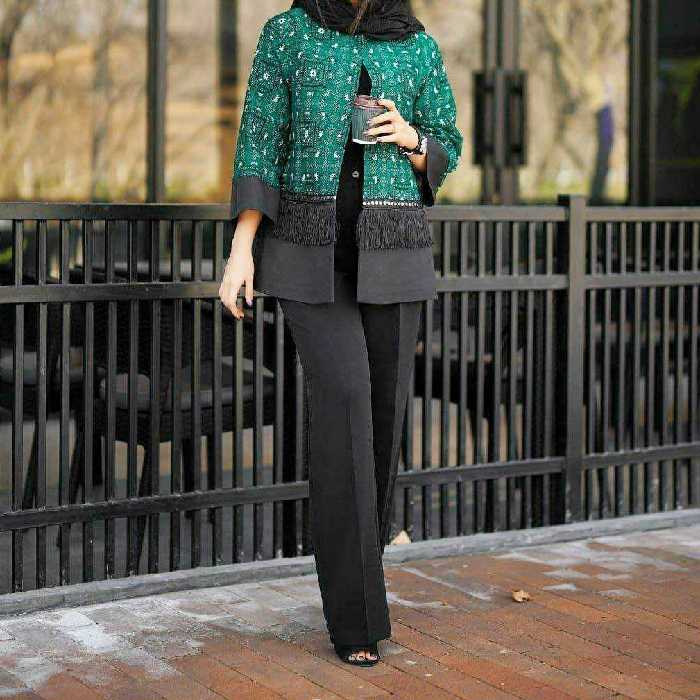 کت و شلوار آمیتیس پرشیا و تافته سوزن دوزی