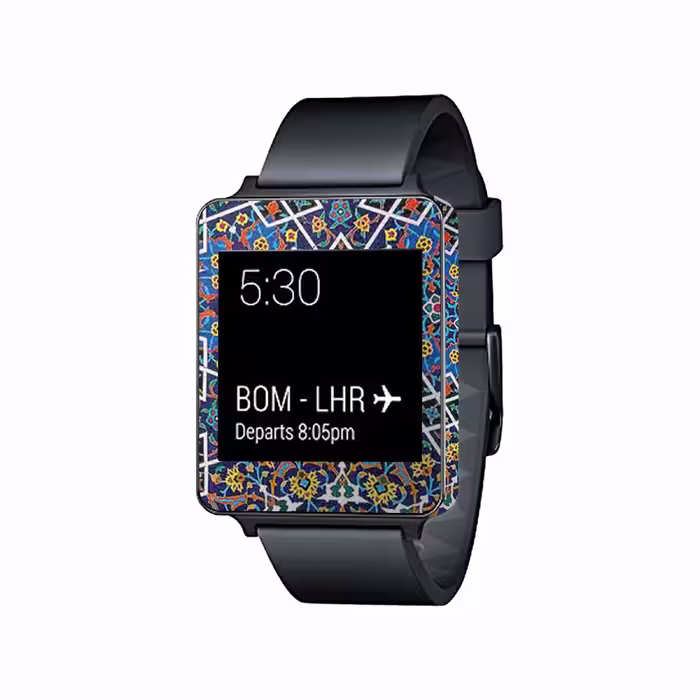 برچسب ماهوت طرح Iran Tile6 مناسب برای ساعت هوشمند ال جی G Watch