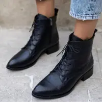 بوت جدید فلوتر رنگ مشکی و قهوه ای