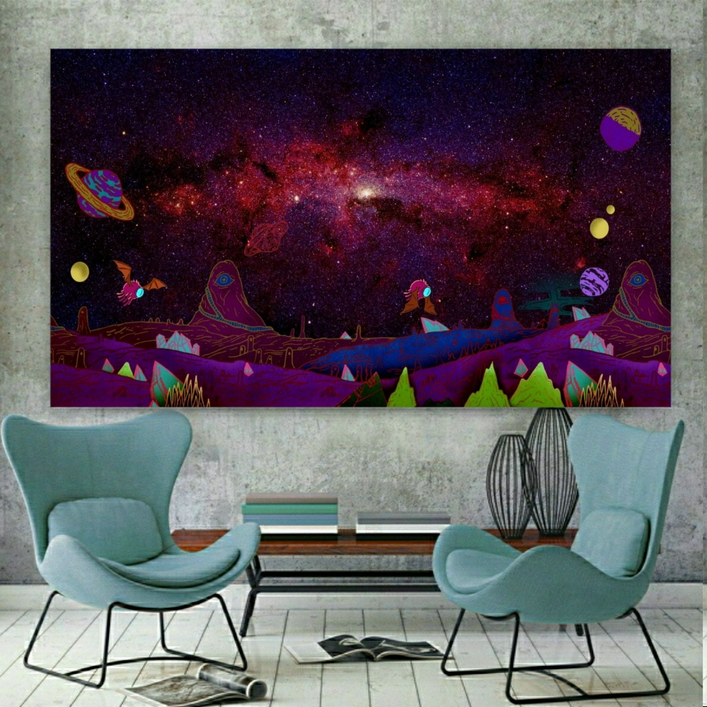 تابلو شاسی طرح ریک و مورتی مدلSDT246