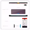 برچسب پوششی ماهوت مدل Purple-Leather مناسب برای تبلت سونی Xperia Tablet Z LTE 2013