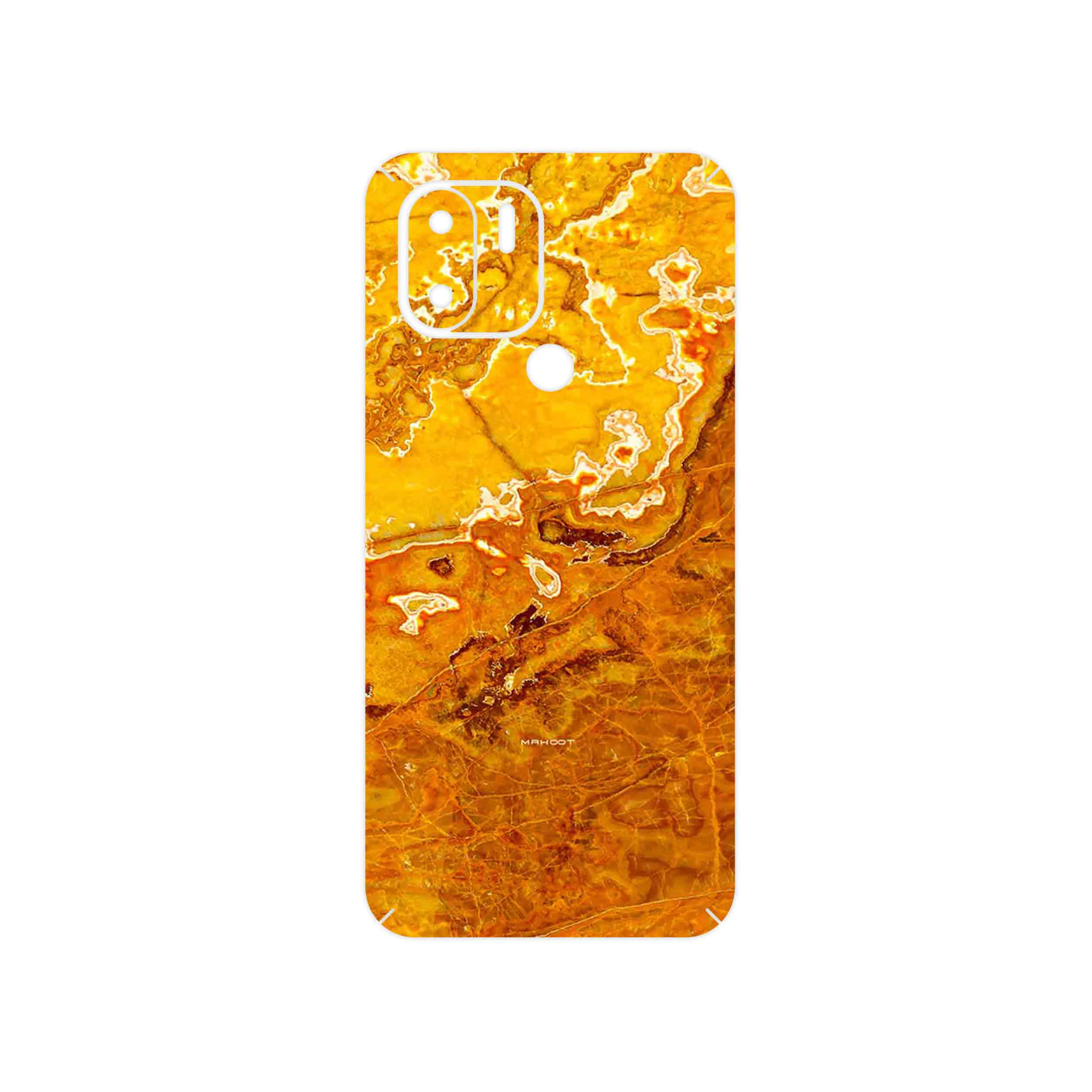 برچسب پوششی ماهوت مدل Gold Marble مناسب برای گوشی موبایل شیائومی Redmi A1 Plus